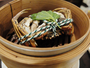 上海蟹の食べ方