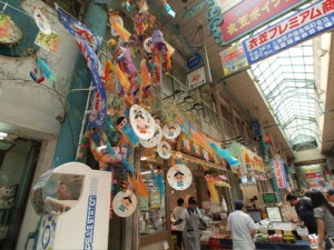 衣笠商店街の七夕飾り